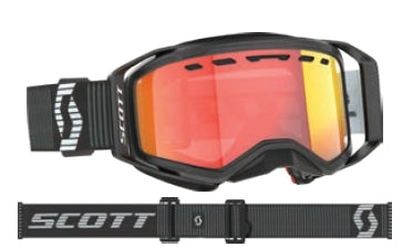 Chrome Black/White / Enhancer Red Lens