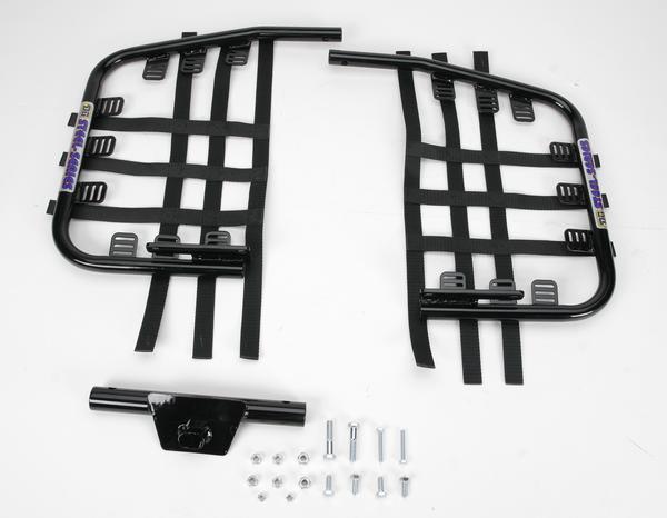 Dg Performance 54-4470 Steel Nerf Bars - Black Bar - Black Web