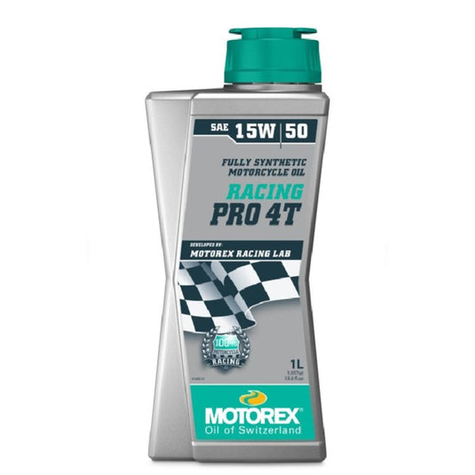 Motorex 308256 Racing Pro 4T 15W50 Oil - 1L.