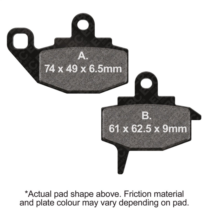 Load image into Gallery viewer, Ebc Powersports FA130R EBC R Sintered Brake Pads
