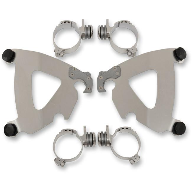 Memphis Shades MEK2029 Trigger Lock Mount Kit for Road Warrior Fairing - Polished