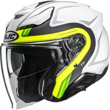 Hjc F31 Bask Helmet (Small, Semi-Flat Hi-Viz Yellow (MC-3HSF))