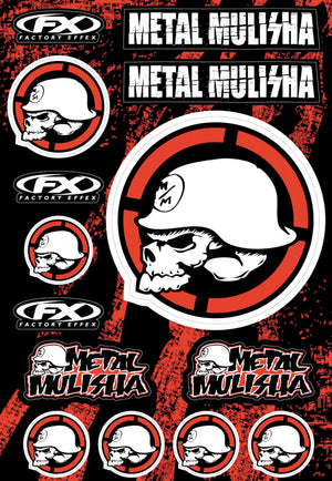 Factory Effex 16-68052 Metal Mulisha 2 Sticker Kit