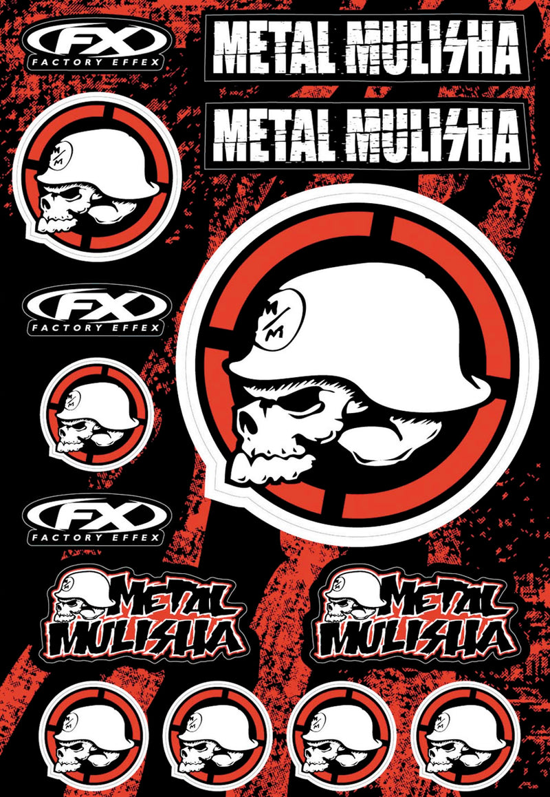 Factory Effex 16-68052 Metal Mulisha 2 Sticker Kit