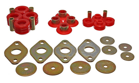 Energy Suspension 8.4103R ES Body Mounts - Red
