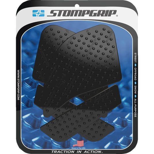 Stompgrip 55-10-0178B Volcano Profile Traction Tank Grip - Street - Black
