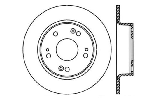 Stoptech 127.40055R ST Slot & Drill Brake Rotors