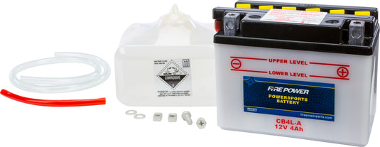 Fire Power CB4L-A Conventional 12V Heavy Duty Battery With Acid Pack