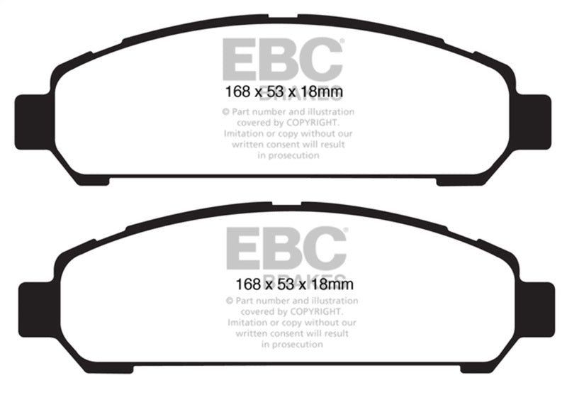 Load image into Gallery viewer, Ebc DP61851 EBC Greenstuff Brake Pad Sets
