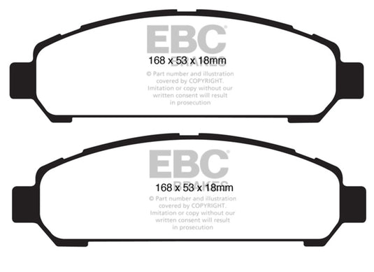 Ebc DP61851 EBC Greenstuff Brake Pad Sets