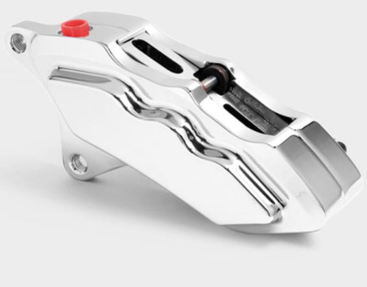 Hawg Halters Inc LHSCC6018 Direct Bolt-On 6 Piston Front Left Brake Caliper - Chrome