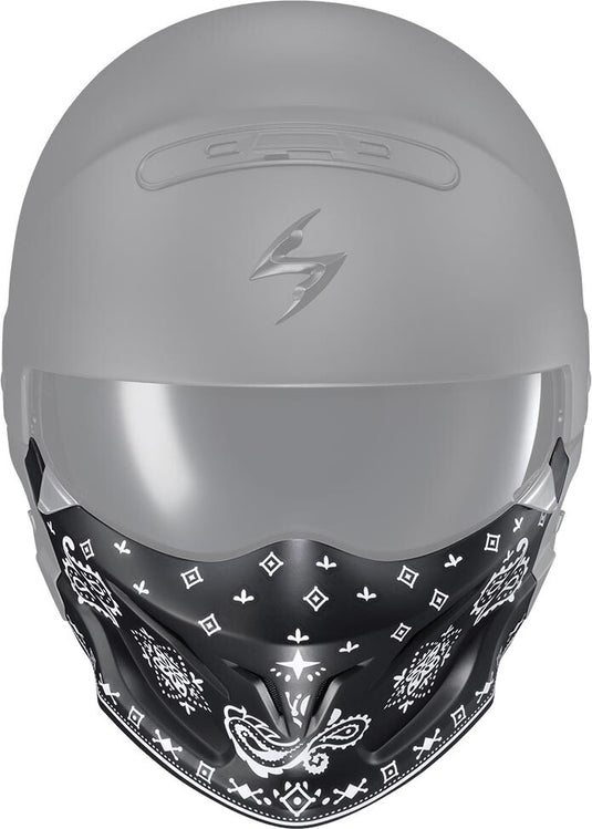 Scorpion Face Mask for Covert Helmets - Bandana Matte Black