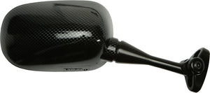 Emgo 20-87023 OEM Style Mirror - Carbon Fiber Finish - Right