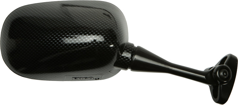 Emgo 20-87023 OEM Style Mirror - Carbon Fiber Finish - Right