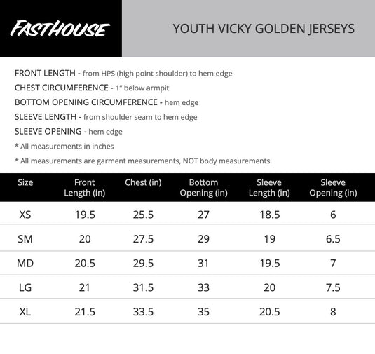 Fasthouse Grindhouse Golden Crew Girls Jersey