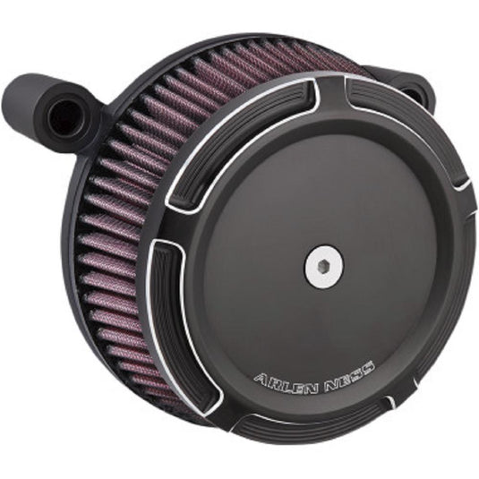 Arlen Ness 50-843 Big Sucker Stage I Air Filter Kit with Cover and Synthetic Filter - Beveled -
