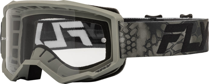 Moss Gray/Black / Clear Lens