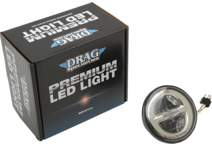 Drag Specialties 2001-1538 5.75in. Premium Reflector Style LED Headlamp