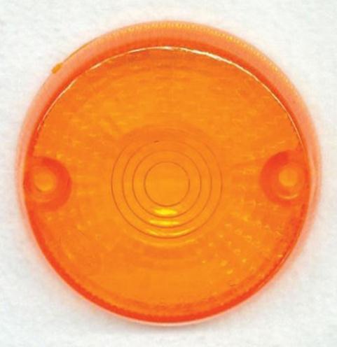 K&S Technologies 25-2190 DOT Approved Turn Signal Replacement Lens - Amber