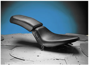 Le Pera LGN-007 Bare Bones Solo Seat - Biker Gel - Vinyl