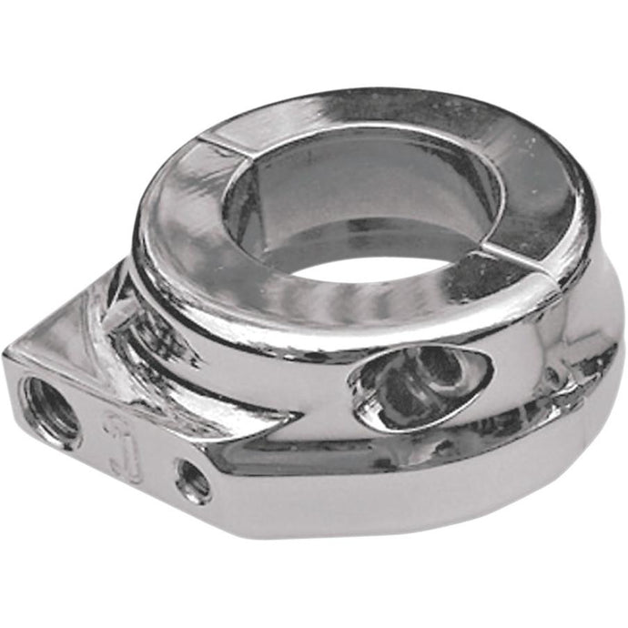 Joker Machine 03-147 JX Series Single-Cable Throttle Housing - 5/16in.-18 Thread-In Cable - Chrome