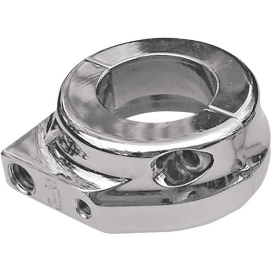 Joker Machine 03-147 JX Series Single-Cable Throttle Housing - 5/16in.-18 Thread-In Cable - Chrome