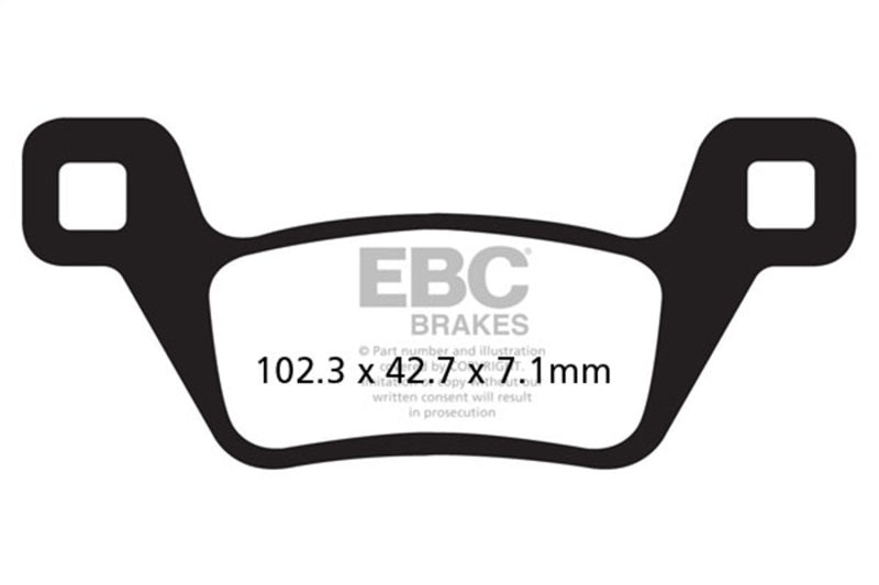 Load image into Gallery viewer, Ebc Powersports FA600/2X EBC FA-SFA-X Brake Pads
