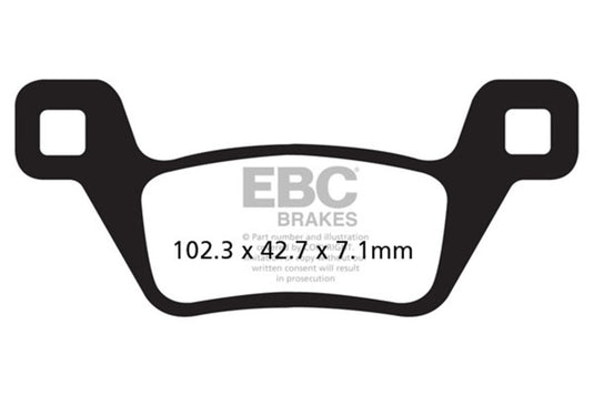 Ebc Powersports FA600/2X EBC FA-SFA-X Brake Pads