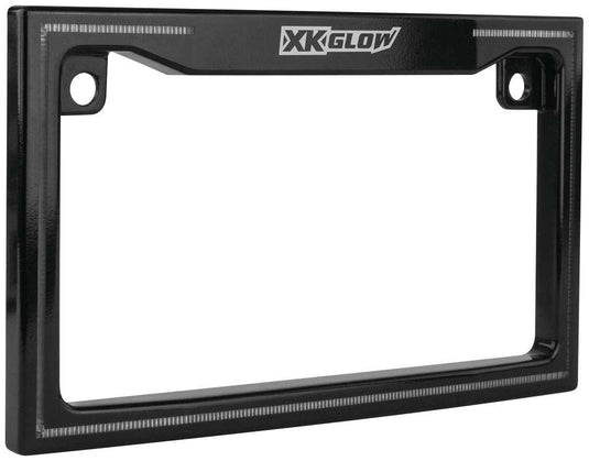 Xk Glow XK034018-B Led License Plate Frame - Black