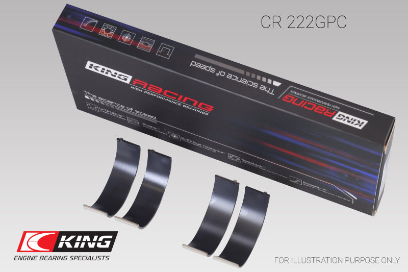 Load image into Gallery viewer, King Engine Bearings CR222GPC KING Connecting Rod Bearings
