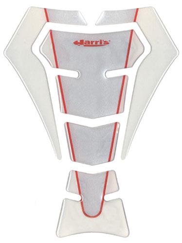 Harris Grips 13903-BT EVO Puzzle Tank Protector - White/Transparent