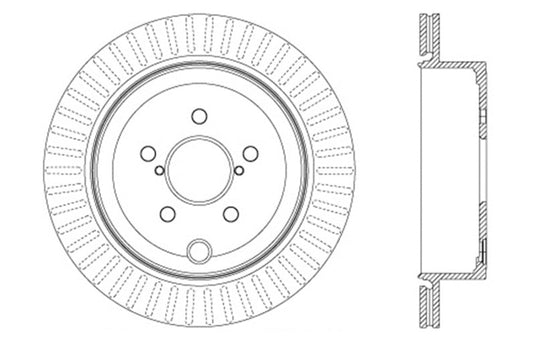 Stoptech 128.47031R ST Drilled Sport Brake Rotors