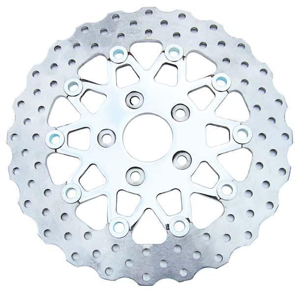 EBC FSD023BLK 10 Button Floater Contour Wide Band Brake Rotor