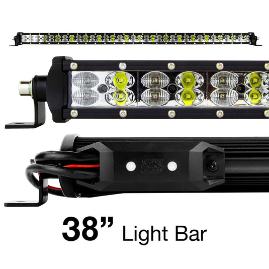 Xk Glow XK-BAR-38 Multi-Color XKCrome RGBW LED Light Bar - 38in.