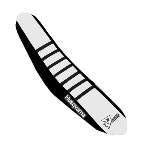 Dcor 30-70-408 Factory Reinforced Seat Cover - Black/White/Black