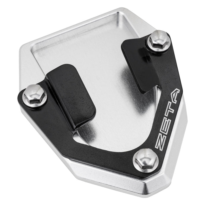Zeta ZE56-6020 Side Stand Extender - Fits Honda - Black/Silver