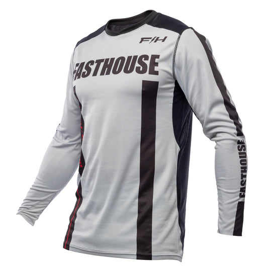 Fasthouse Elrod Storm Jersey (XXX-Large, Fog/Black)