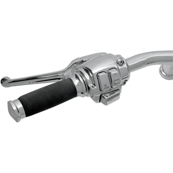 Drag Specialties 0610-0529 Chrome Handlebar Control Kit with Mechanical Clutch with Switch