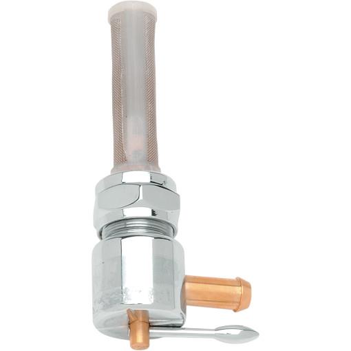 Drag Specialties 0705-0119 Fuel Petcock - 22mm - Forward Facing - Chrome