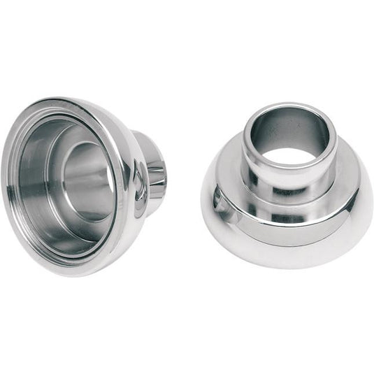 Drag Specialties DS-222800 Neck Post Bearing Cups without Races Installed - Chrome