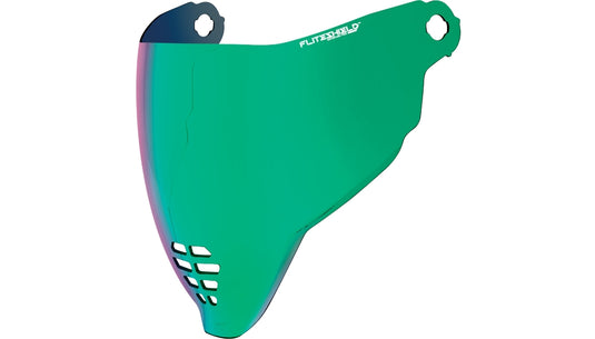 Icon Fliteshield Replacement Fog Free Shield for Airflite Helmets - RST Green
