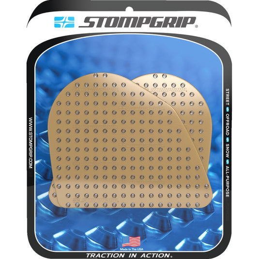 Stompgrip 55-10-0198C Volcano Profile Traction Tank Grip - Street - Clear