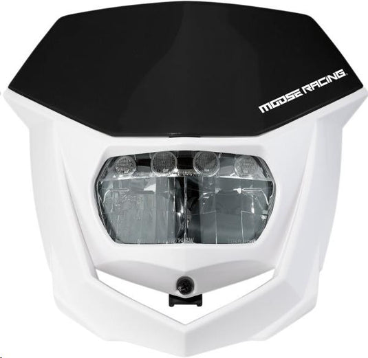 Moose Racing 8667100008 Halo Led Headlight - White