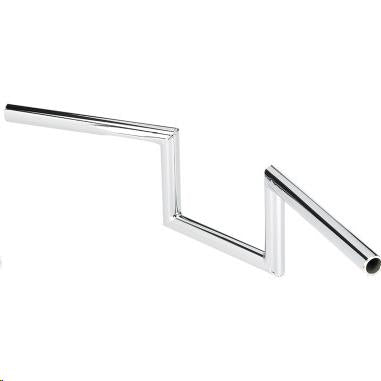 Biltwell Inc. 6010-1056 1in. Zed Slotted Handlebar - Chrome