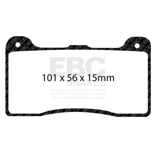 Ebc DP4039R EBC Yellowstuff Brake Pad Sets