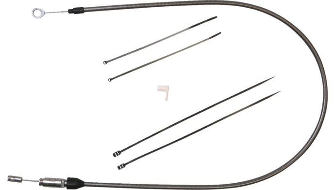 Magnum 423401HE Stock Length Quick Connect Braided Upper Clutch Cable - Black Pearl - 33in.