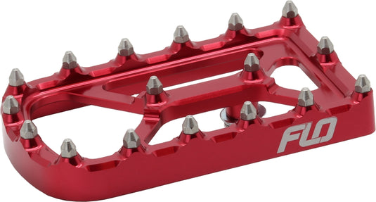Flo Motorsports HDBP-TIP R Universal Touring Brake Pedal Pad - Red