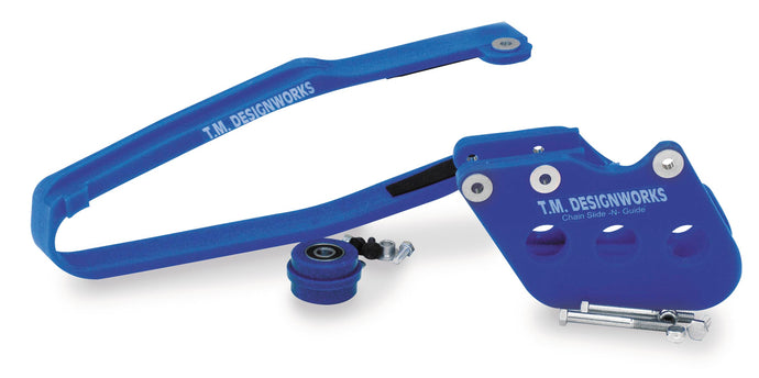 T.M. Designworks YCP-K09-BU Baja-Rally Chain Slide-N-Guide Kit - Blue