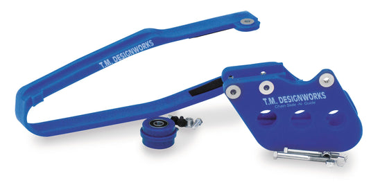 T.M. Designworks YCP-K09-BU Baja-Rally Chain Slide-N-Guide Kit - Blue