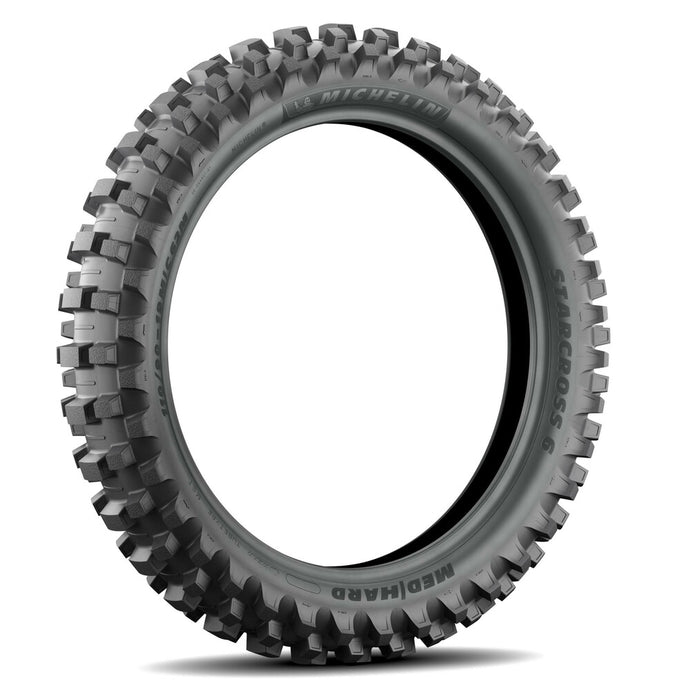 Michelin 16782 Starcross 6 Medium Hard Rear Tire - 120/90-18